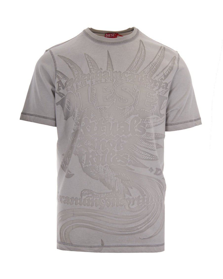Grey Crew Neck T-Shirt 1