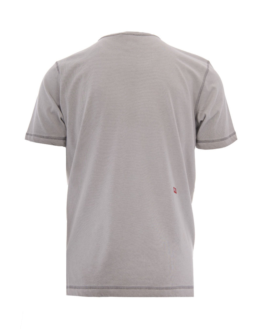 Grey Crew Neck T-Shirt 2