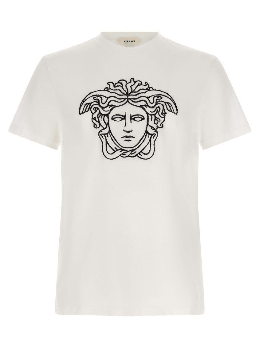 White Crew Neck T-Shirts 1