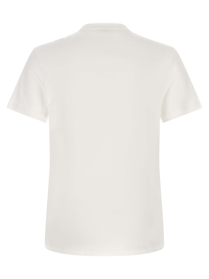 White Crew Neck T-Shirts 2