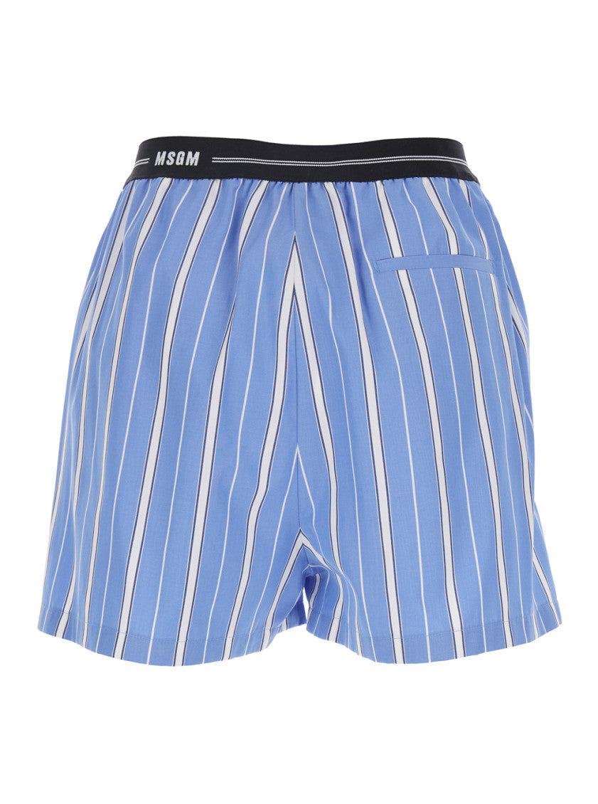 Blue Stripes Shorts 2