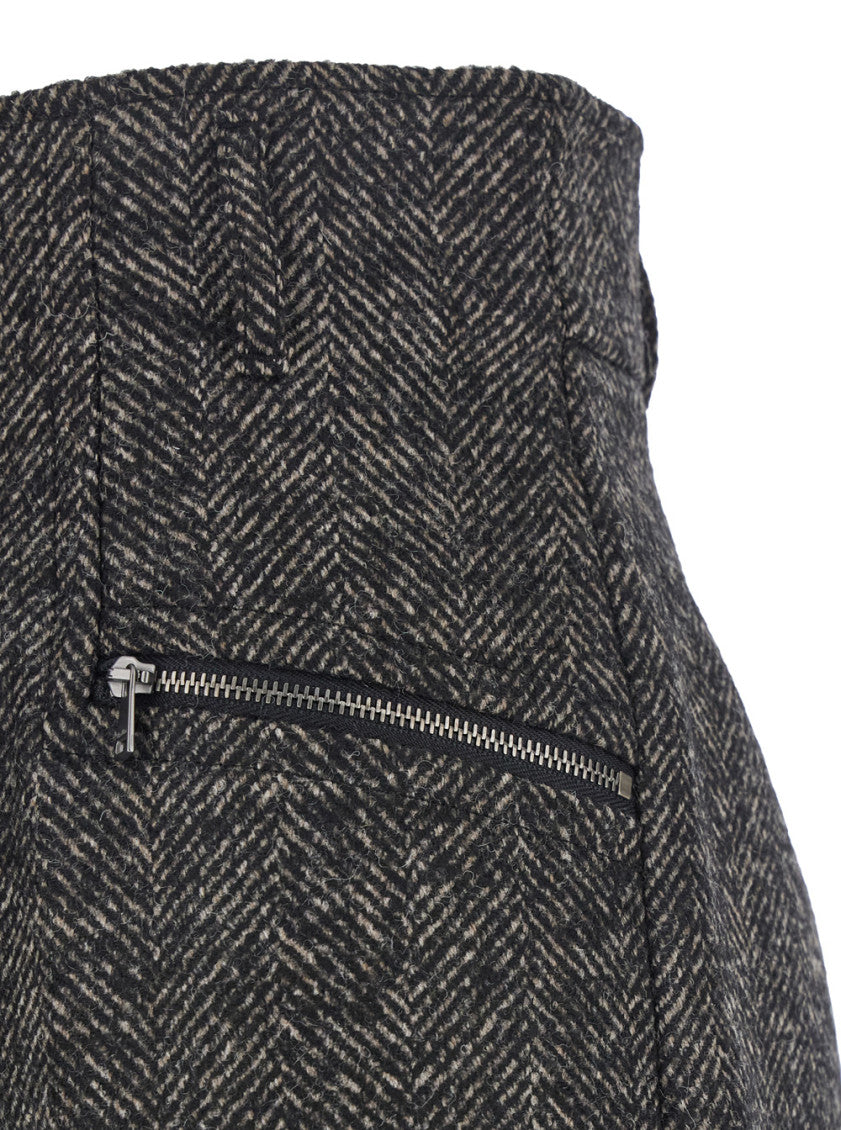 Brown Textured Shorts 3
