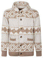 Beige Knitted Cardigans 1