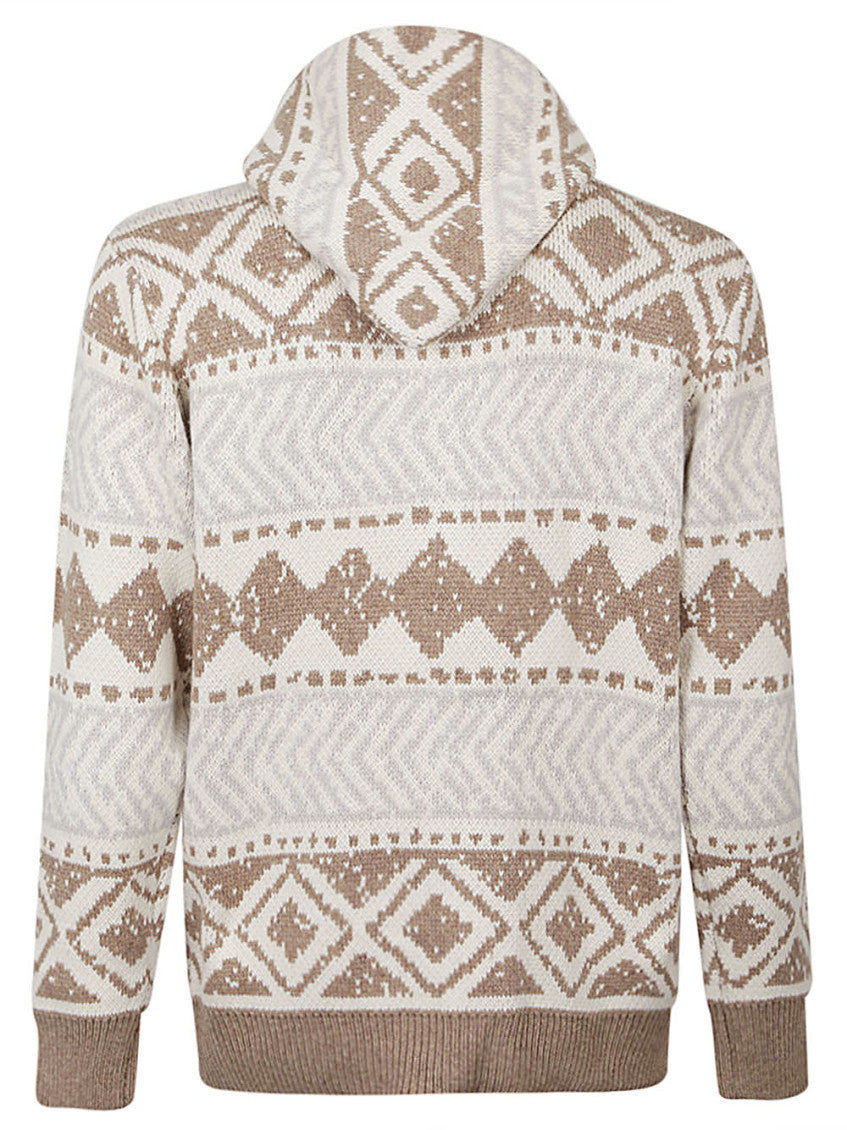 Beige Knitted Cardigans 2