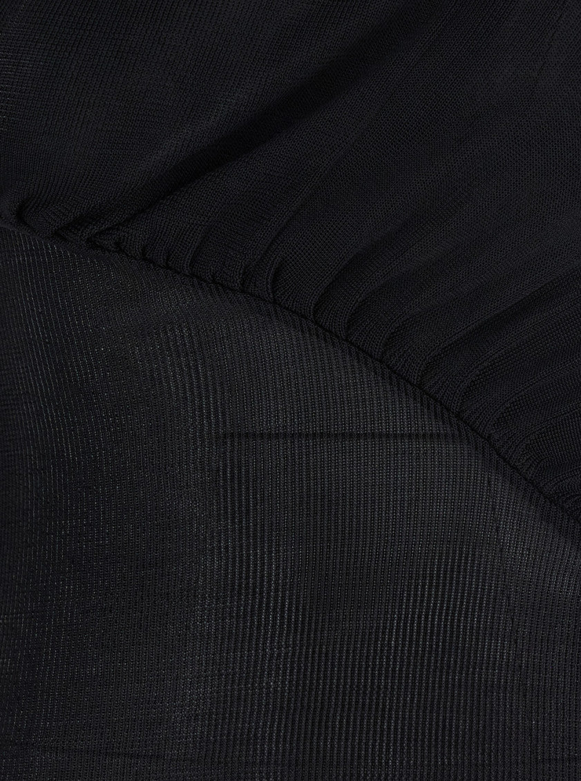 Black Knitted Cut Out Sweater 3