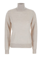 Beige Turtle Neck Sweater 1