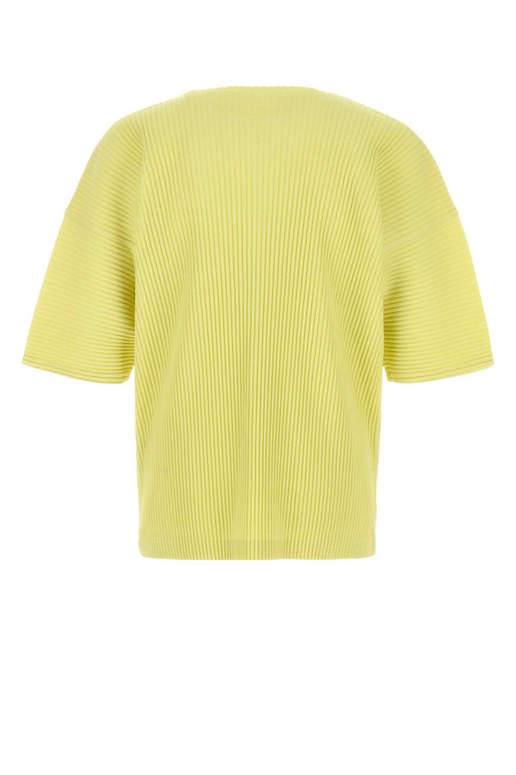 Yellow Round Neck T-Shirts 2