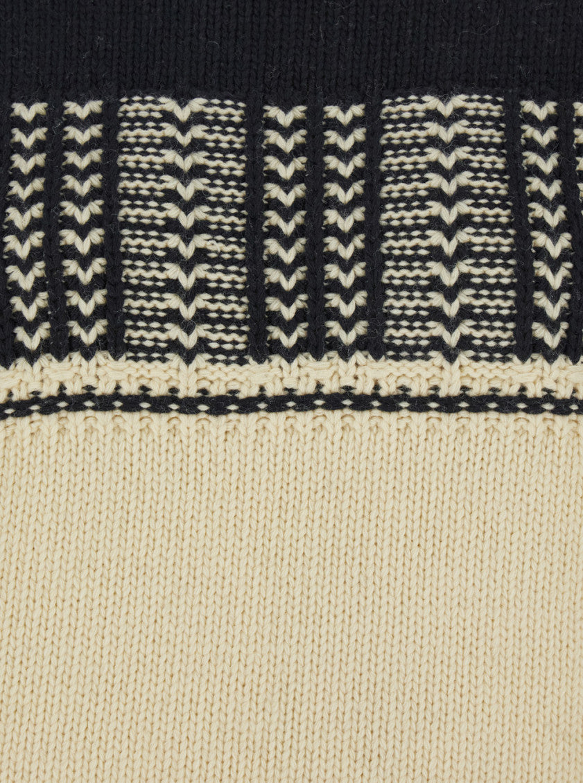 Multicolor Knitted Crew Neck Sweater 3