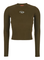 Brown Logo Crew Neck Sweater 1