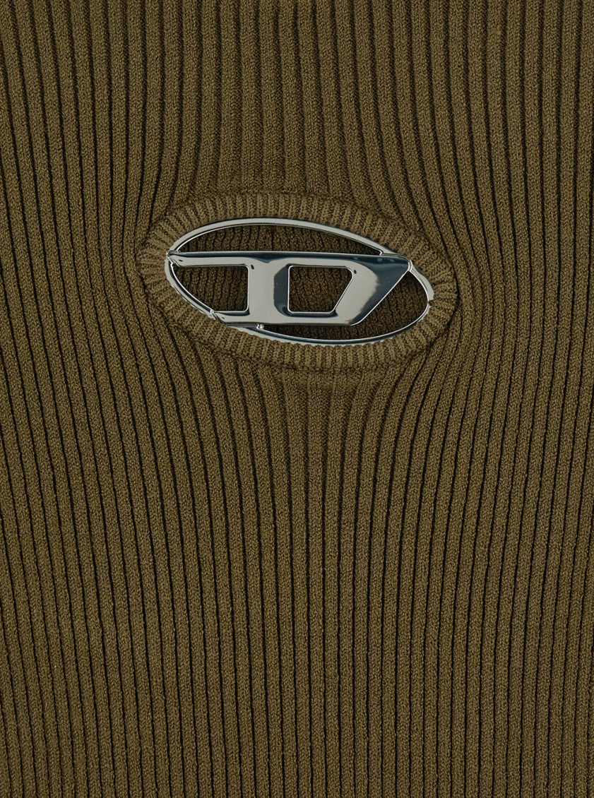 Brown Logo Crew Neck Sweater 3