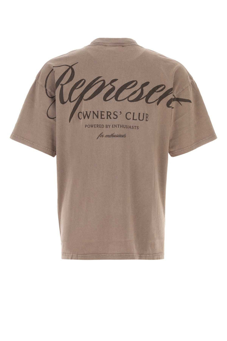 Brown Crew Neck T-Shirts 2