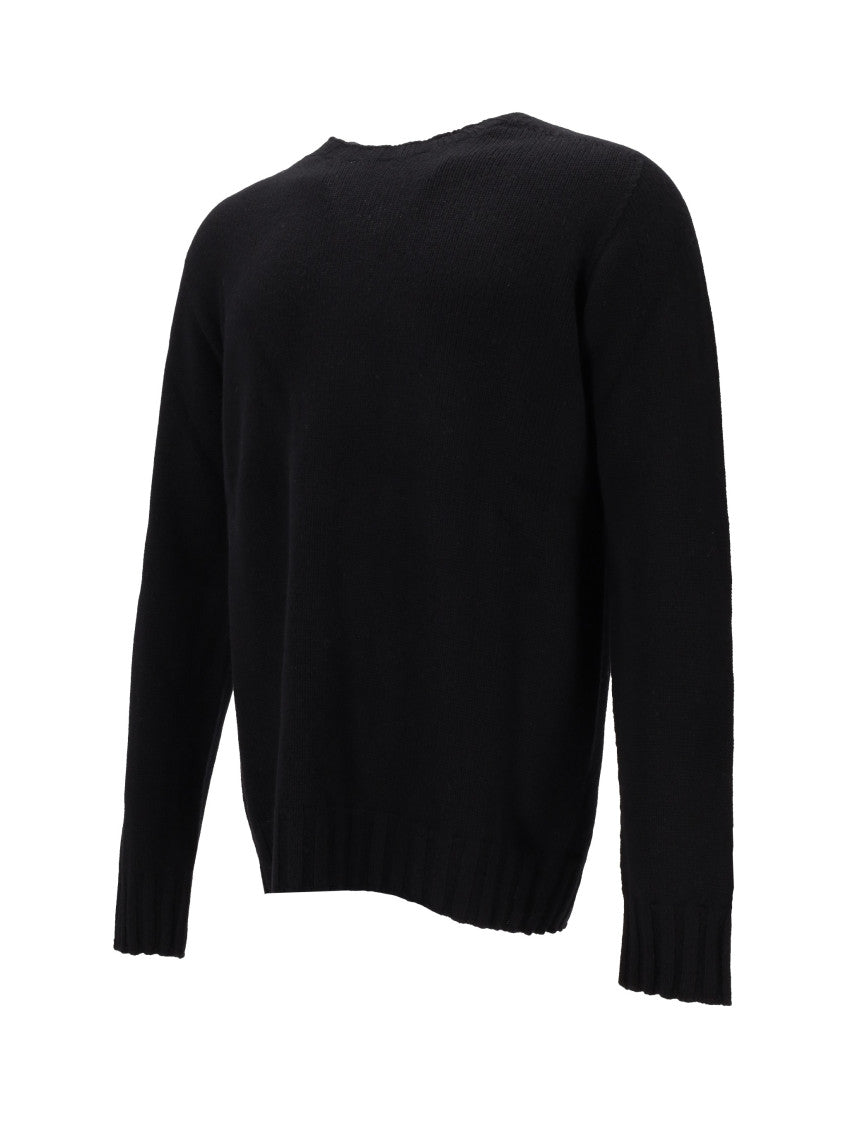 Black Crew Neck Sweaters 2
