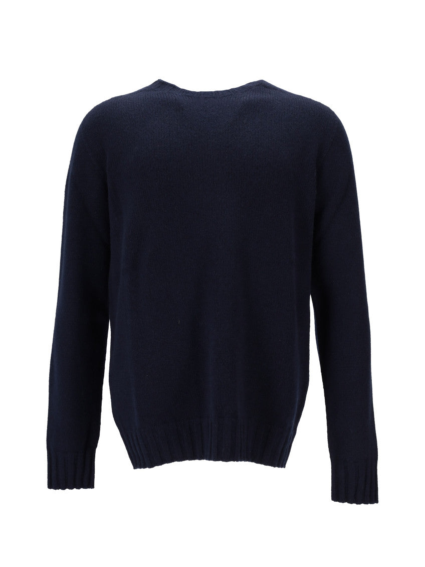 Navy Blue Regular Sweaters 1