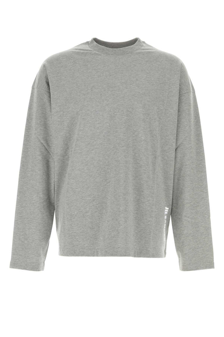Grey Crew Neck T-Shirts 1