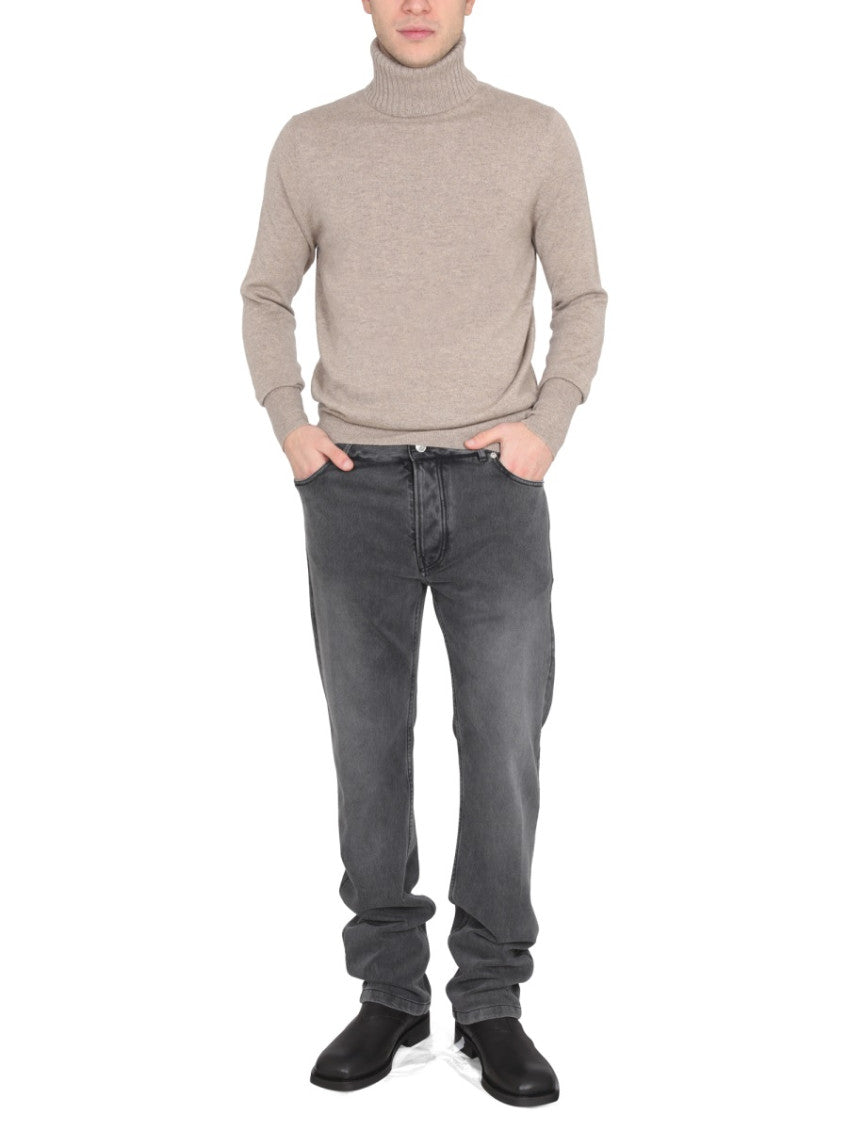 Beige Turtle Neck Sweater 2