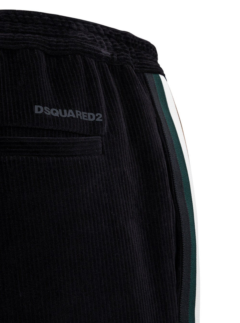 Black Relaxed Drawstring Pants 4