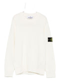 Boys White Solid Sweater 1