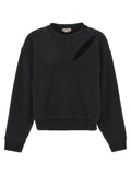 Black Cut And Sew Sweatshirt 1