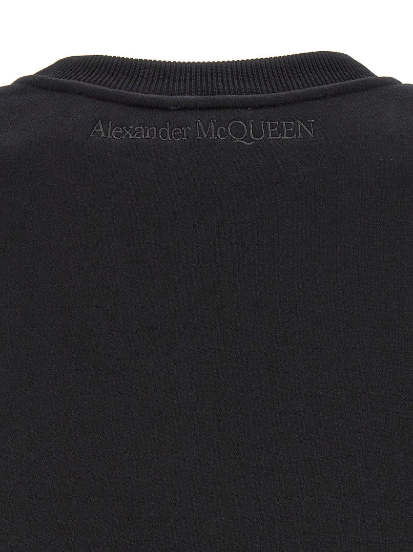 Black Cut And Sew Sweatshirt 4