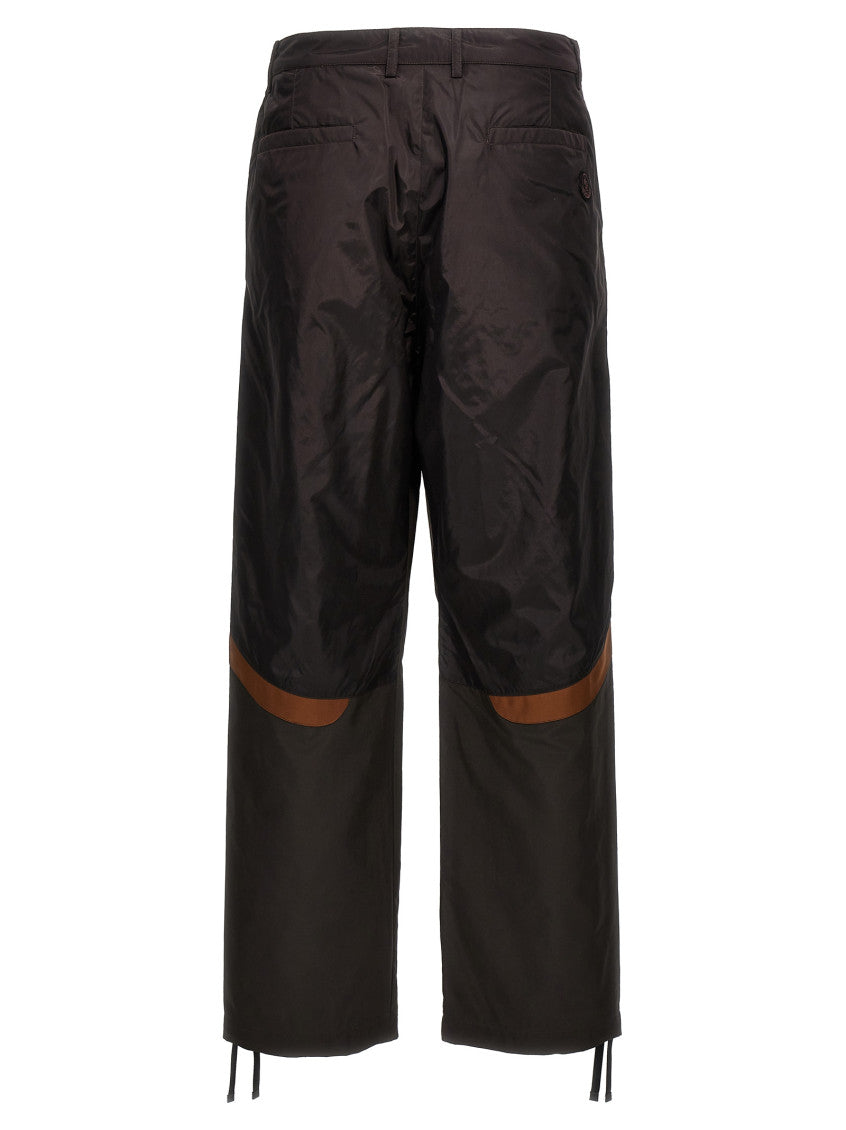 Brown Contrast Band Pants 2