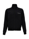 Black Logo Embroidery Sweatshirt 1