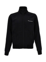 Black Logo Embroidery Sweatshirt 1