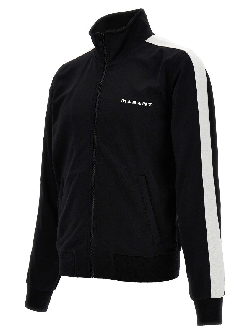 Black Logo Embroidery Sweatshirt 3