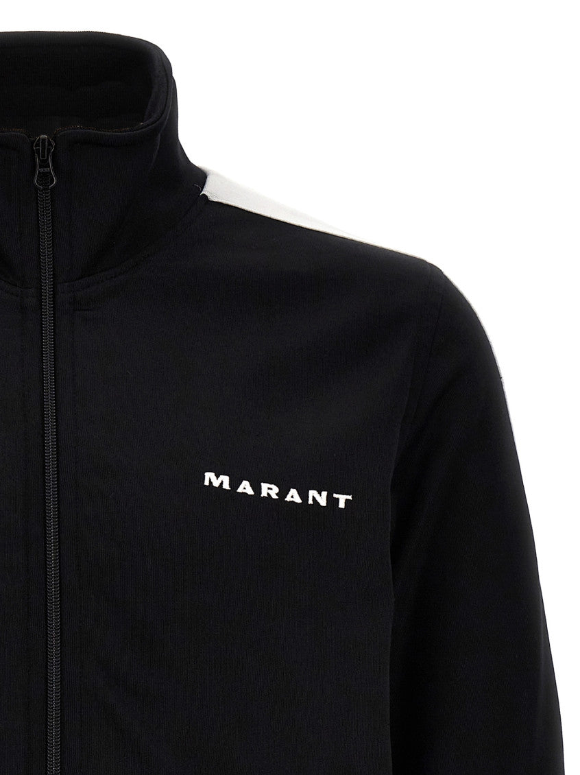 Black Logo Embroidery Sweatshirt 4