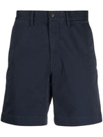 Blue Cotton Chino Shorts 1