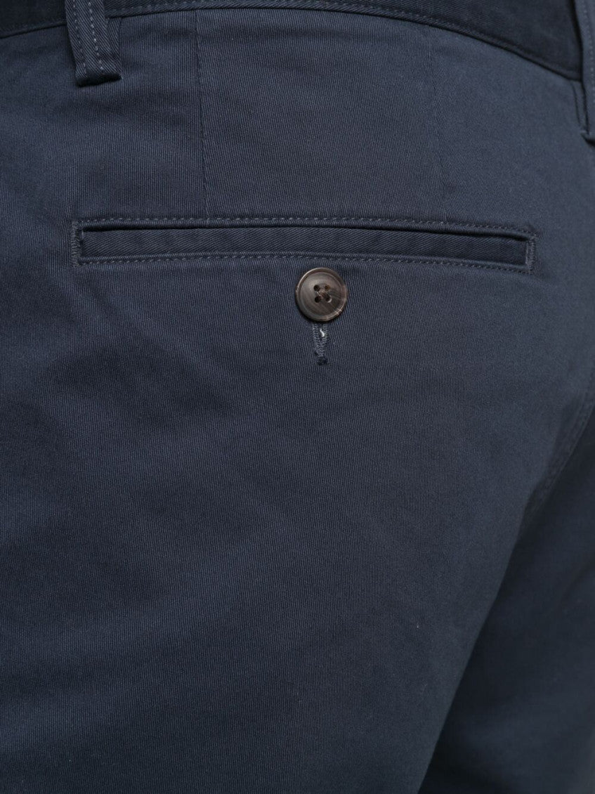 Blue Cotton Chino Shorts 3