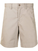 Beige Logo Shorts 1