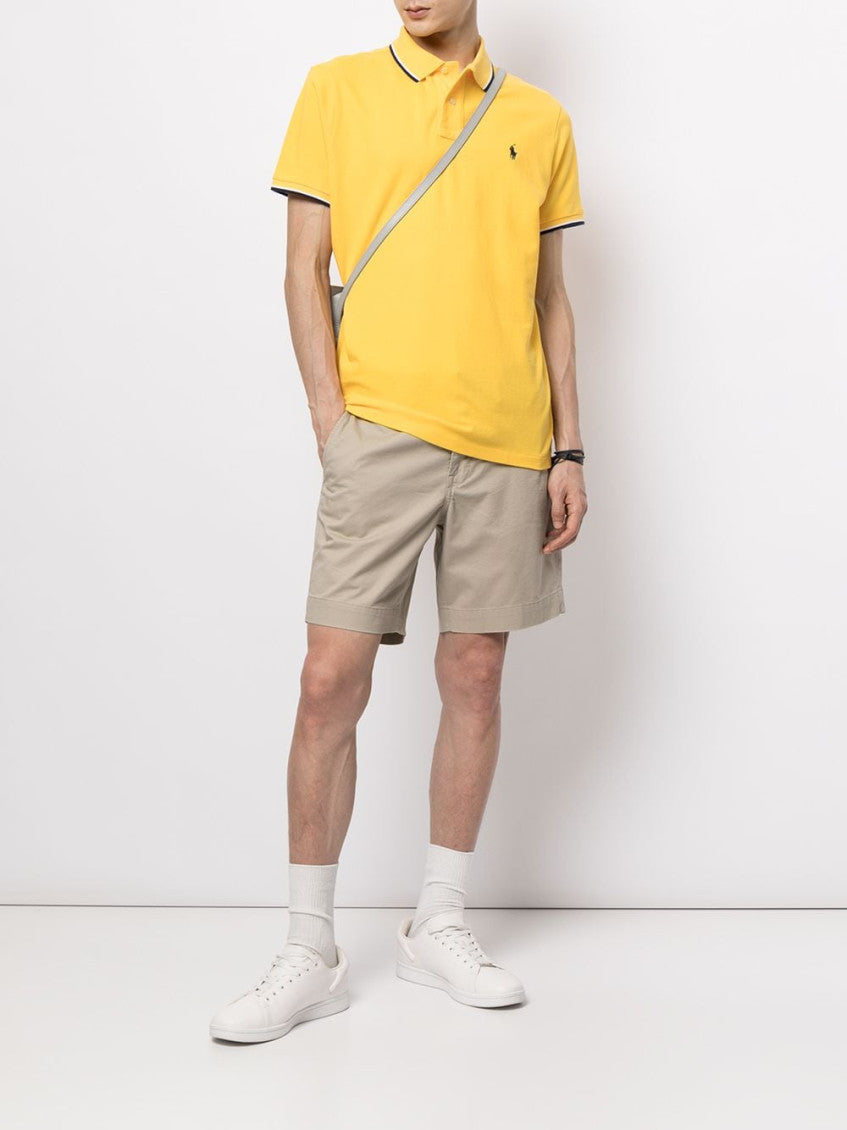 Beige Logo Shorts 2