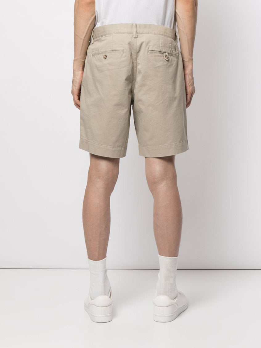 Beige Logo Shorts 4