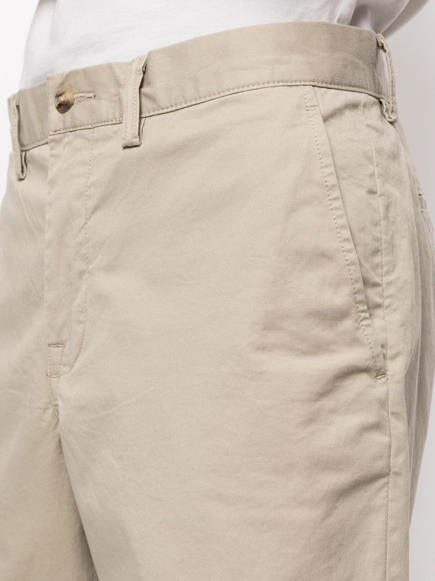 Beige Logo Shorts 5