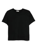 Black Cotton blend t-shirt 1