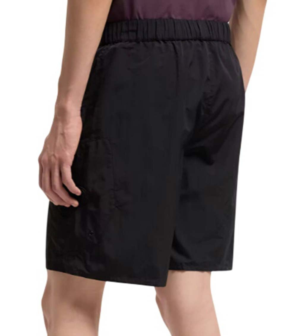 Black Solid Swim Shorts 2