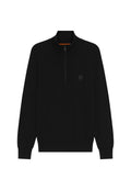 Black Mock Collar Sweater 1