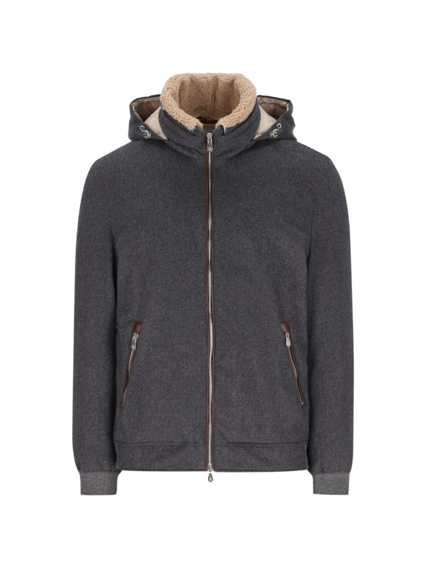 Dark Grey Hood Jacket 1
