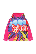 Boys Multicolor Graphic Hoodie 1