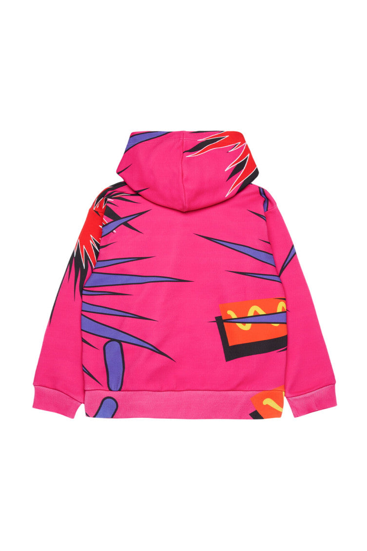 Boys Multicolor Graphic Hoodie 2