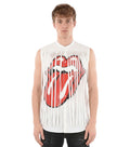White Regular Sleeveless Shirt 1