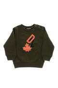 Babies Olive Graphic Sweatshirt 1
