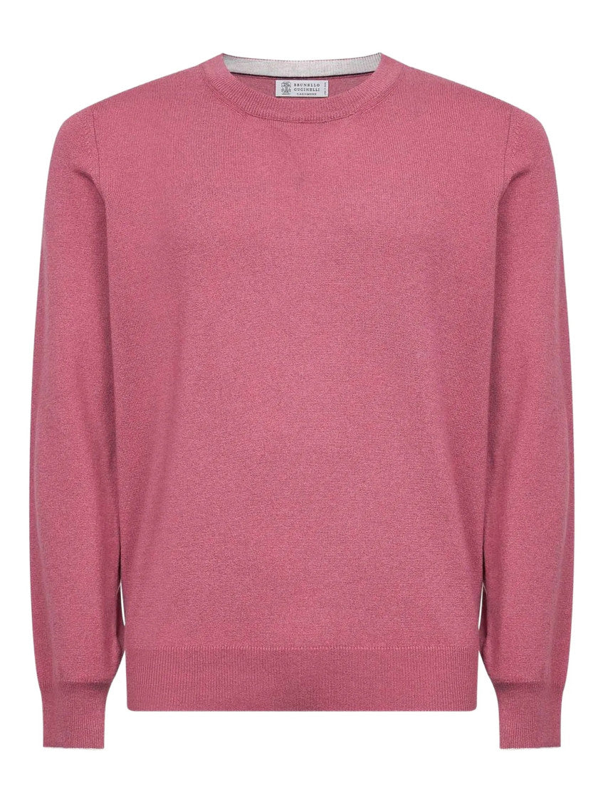 Pink Crew Neck Sweater 1