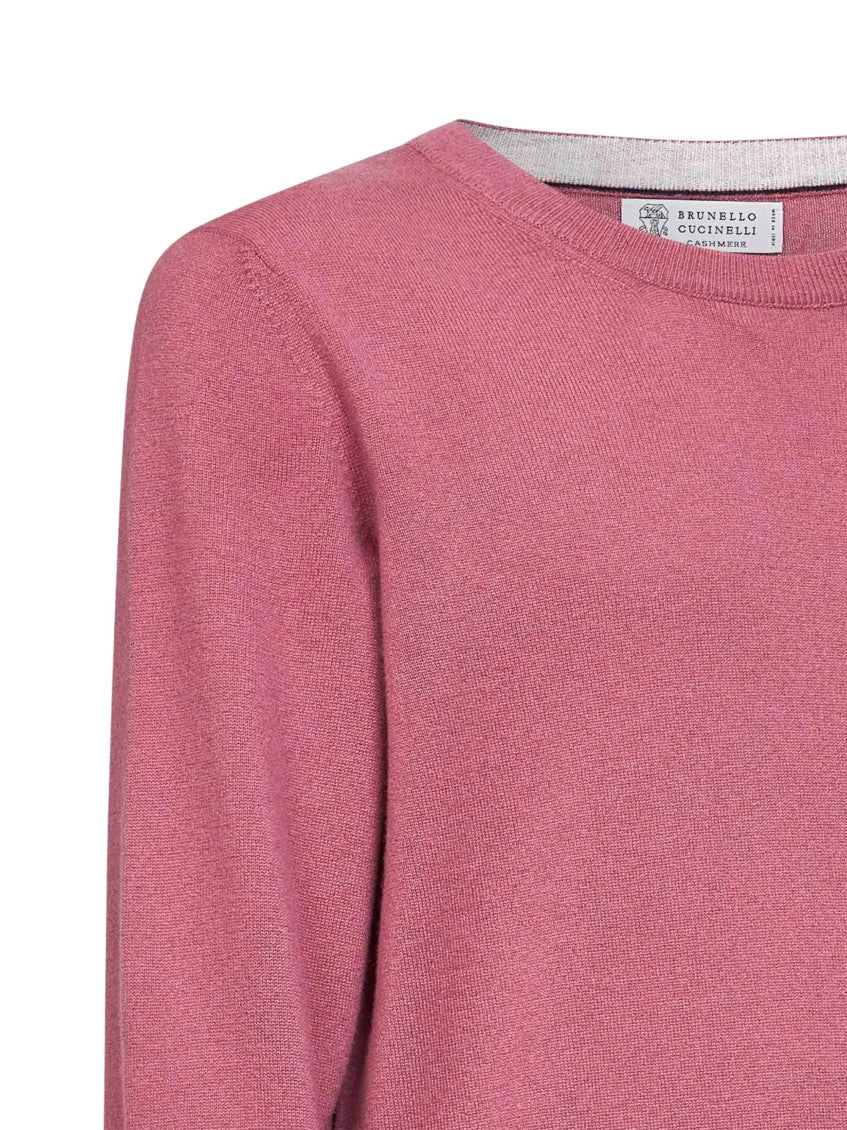 Pink Crew Neck Sweater 3