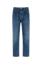 Blue Mid Rise Jeans 1