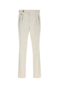 Off White Pleated Pants 1