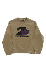 Boys Green Graphic Sweatshirt 1