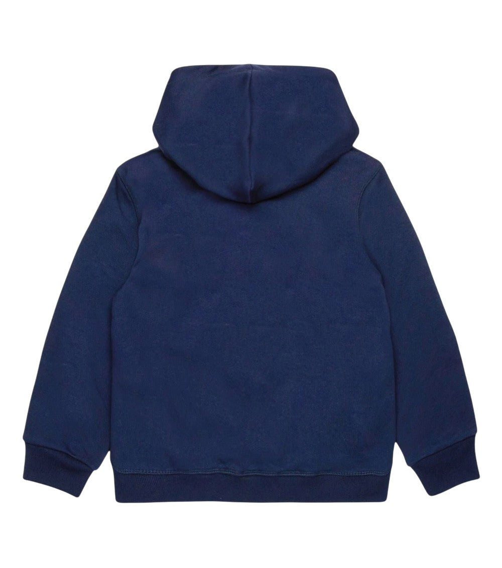 Boys Royal Blue Graphic Hoodie 2