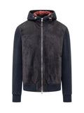 Dark Blue Hood Jacket 1