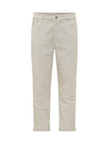 White Slim Mid Rise Jeans 1